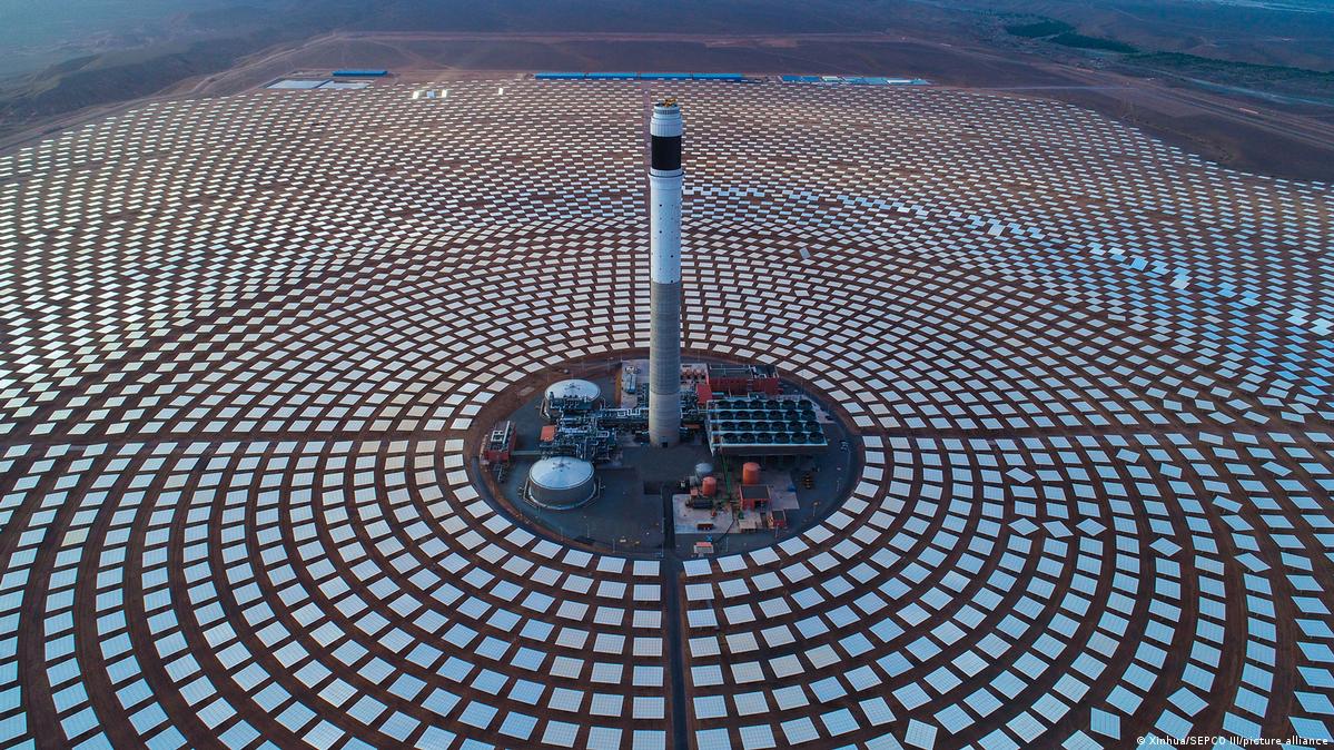 Ouarzazate Solar Power Station, also called Noor Power Station.