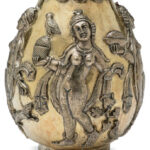 Cat60a (detail) Flask with dancing figures