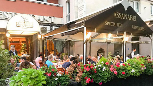 Assanabel, Lebanese cuisine in Paris.