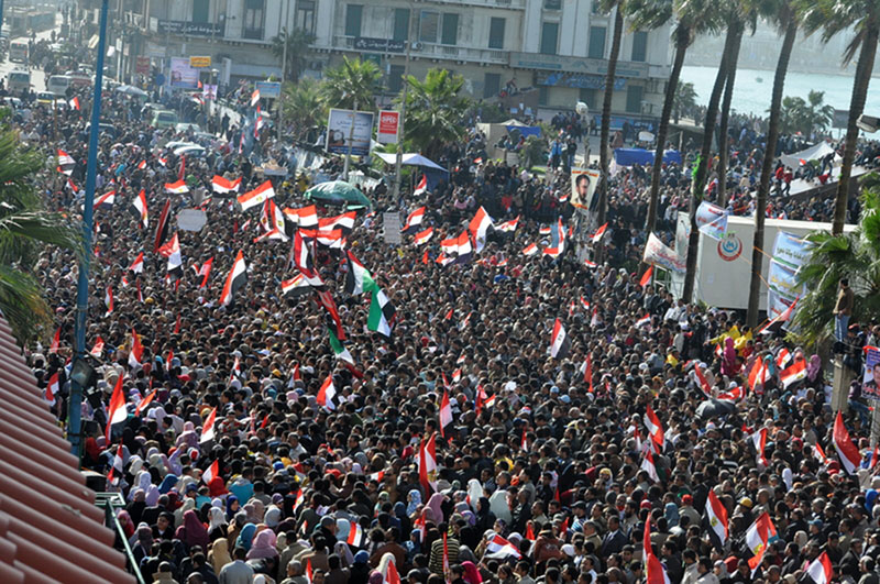 Alexandrians rise up on January 25, 2011 photo Mohamed Saeed