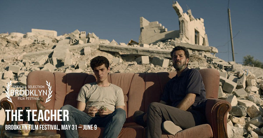 Farah Nabulsi's "The Teacher" starring Saleh Bakri, in which a Palestinian school teacher struggles to reconcile his risky commitment to political resistance with his emotional support for one of his students and the chance of a new relationship with a volunteer worker.