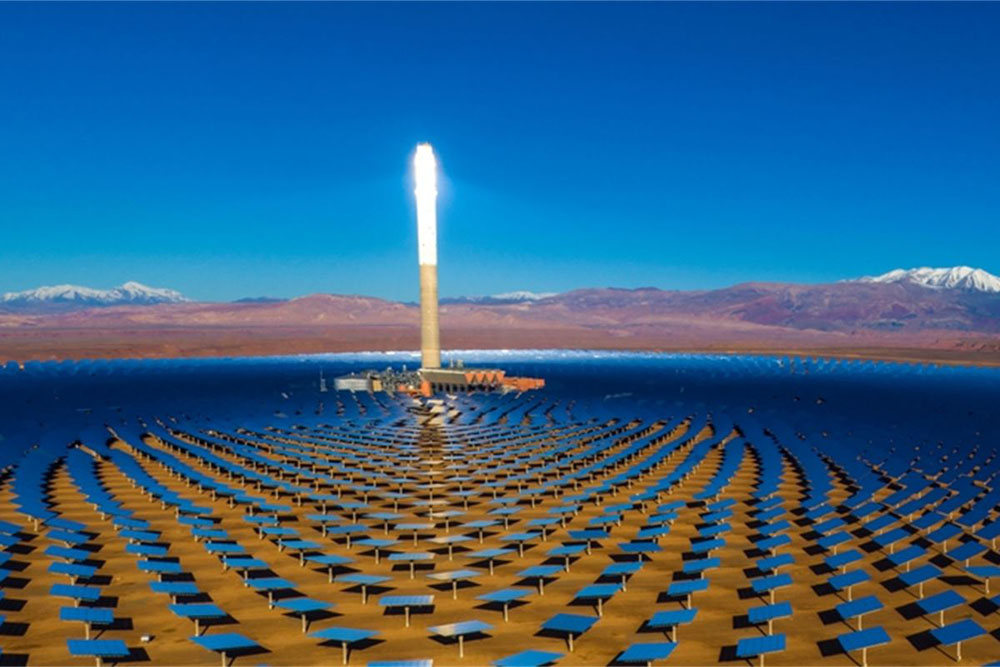 Ouarzazate Solar Power Station eve