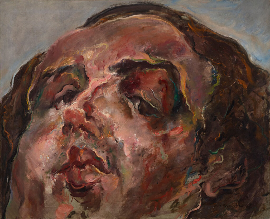 Marwan Kassab-Bachi aka Marwan (Syria, 1934-2016), Untitled, oil on canvas, 81x100 cm, 1975 (photo Mansour Dib, courtesy DAF Beirut).