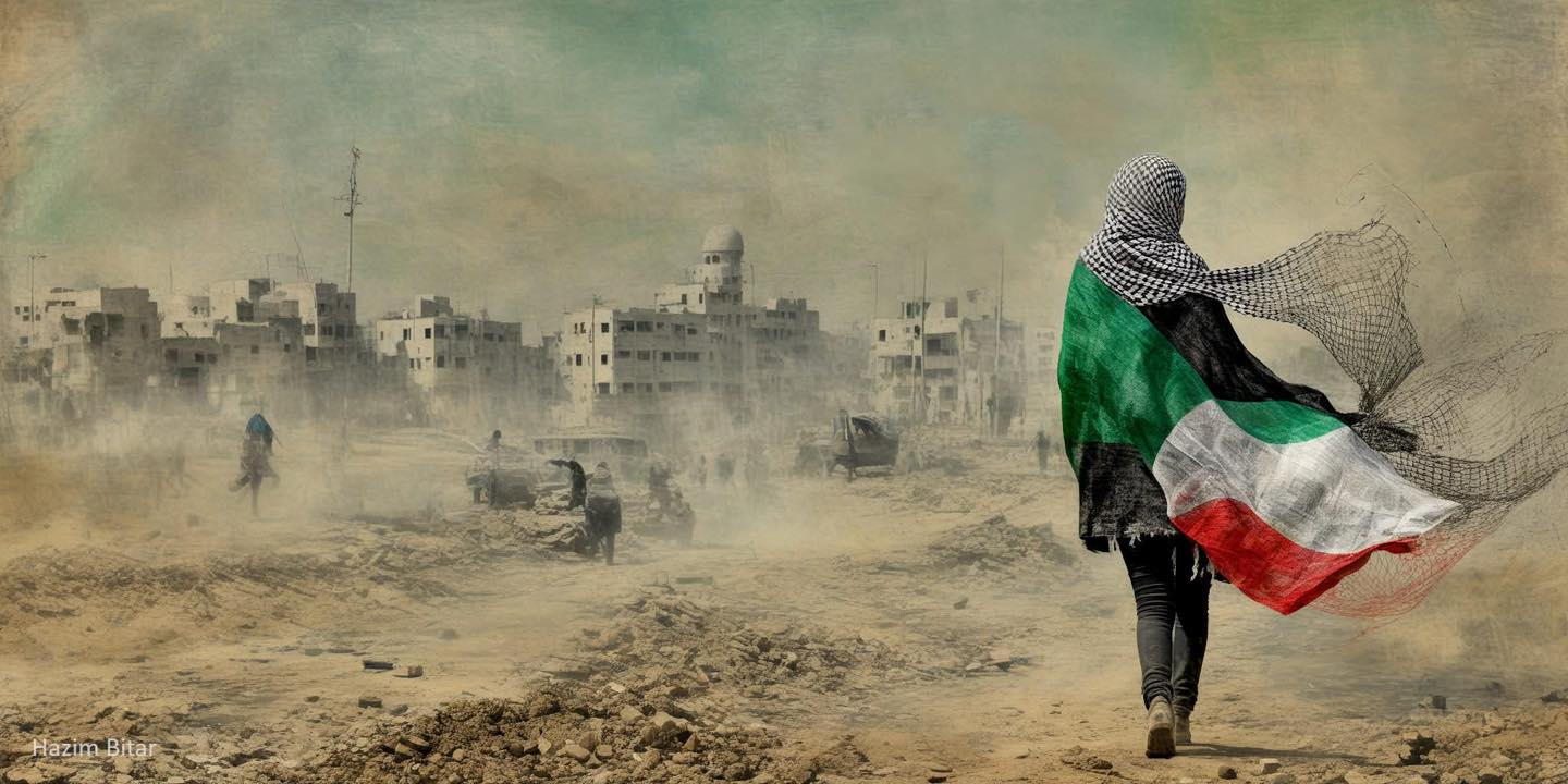 Hazim Bitar, Gaza, 2024 courtesy The Art of Occupied Palestine