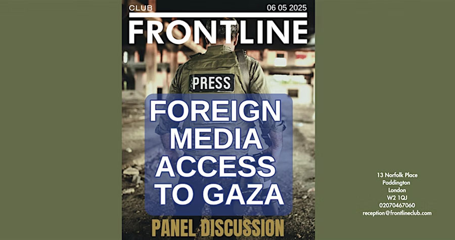 Frontline Club on Gaza