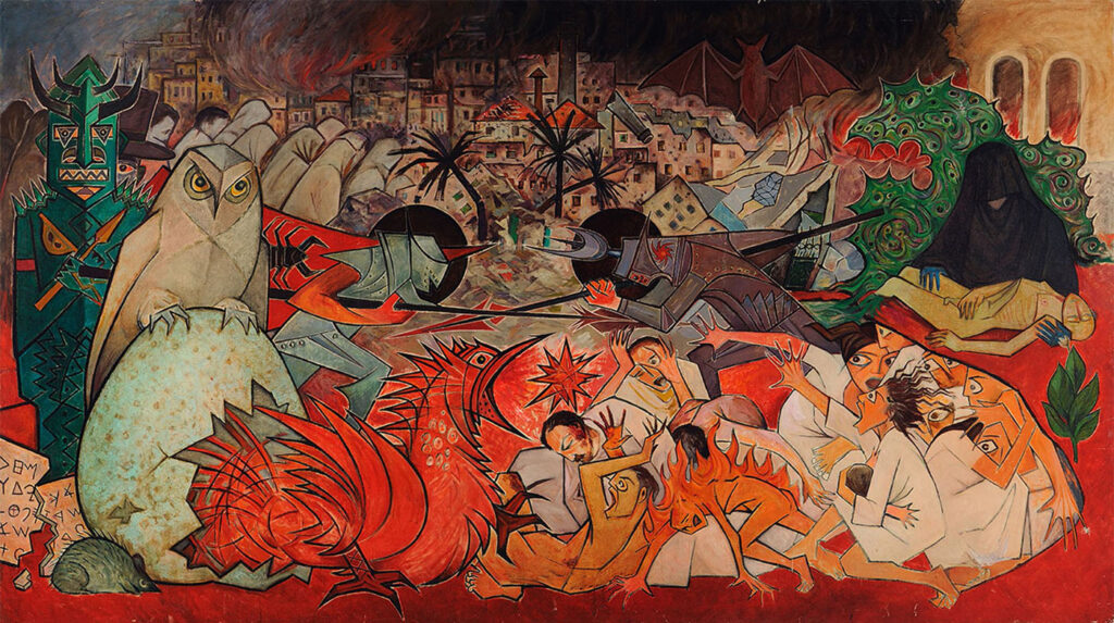 Abdel Hamid Baalbaki War 1977 courtesy Sursock Museum Beirut 1400pix