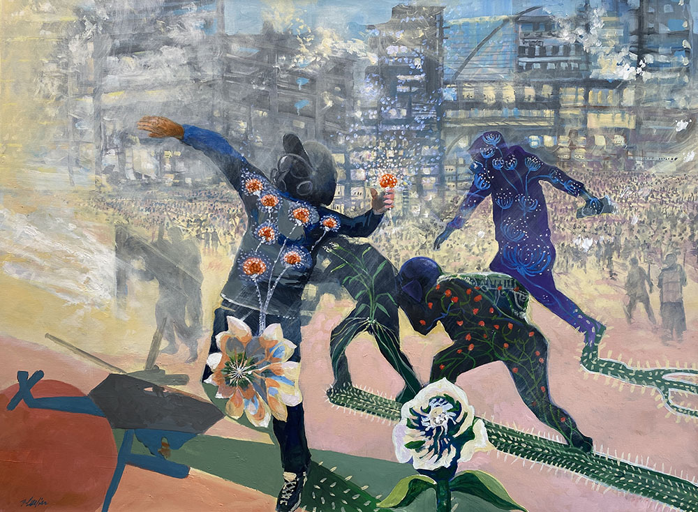 Francisco Letelier Flower Power 30x40 2025 courtesy Amy Kaslow Gallery sm