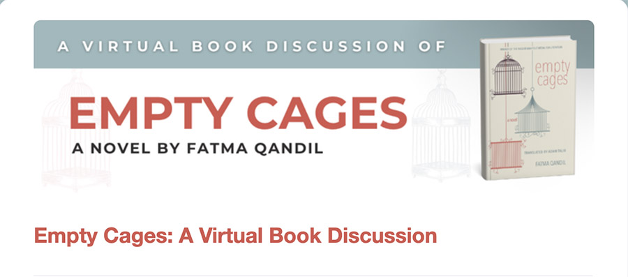 Empty Cages book talk