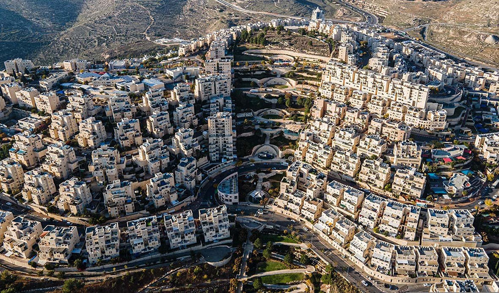 Illegal settlements built by Israel in the West Bank courtesy Tehran Times