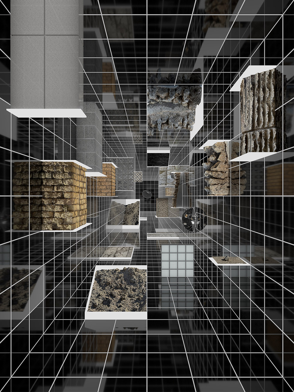 Another aspect of the Kuwait pavilion in Venice's architectural biennale this year (courtesy Mohammad Kassem).