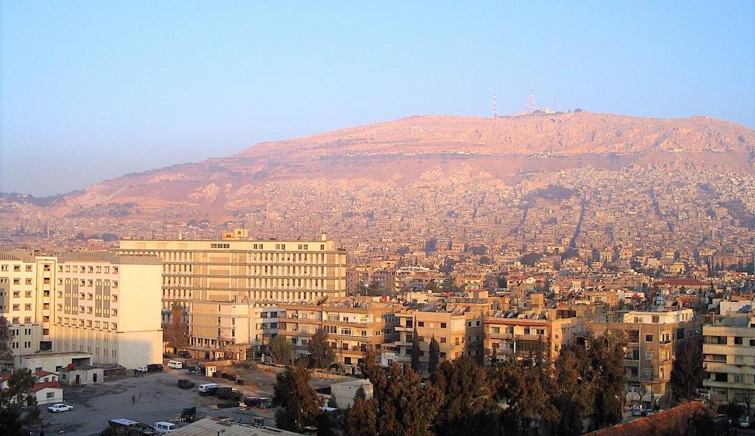 Mount Qasioun, overlooking Damascus.
