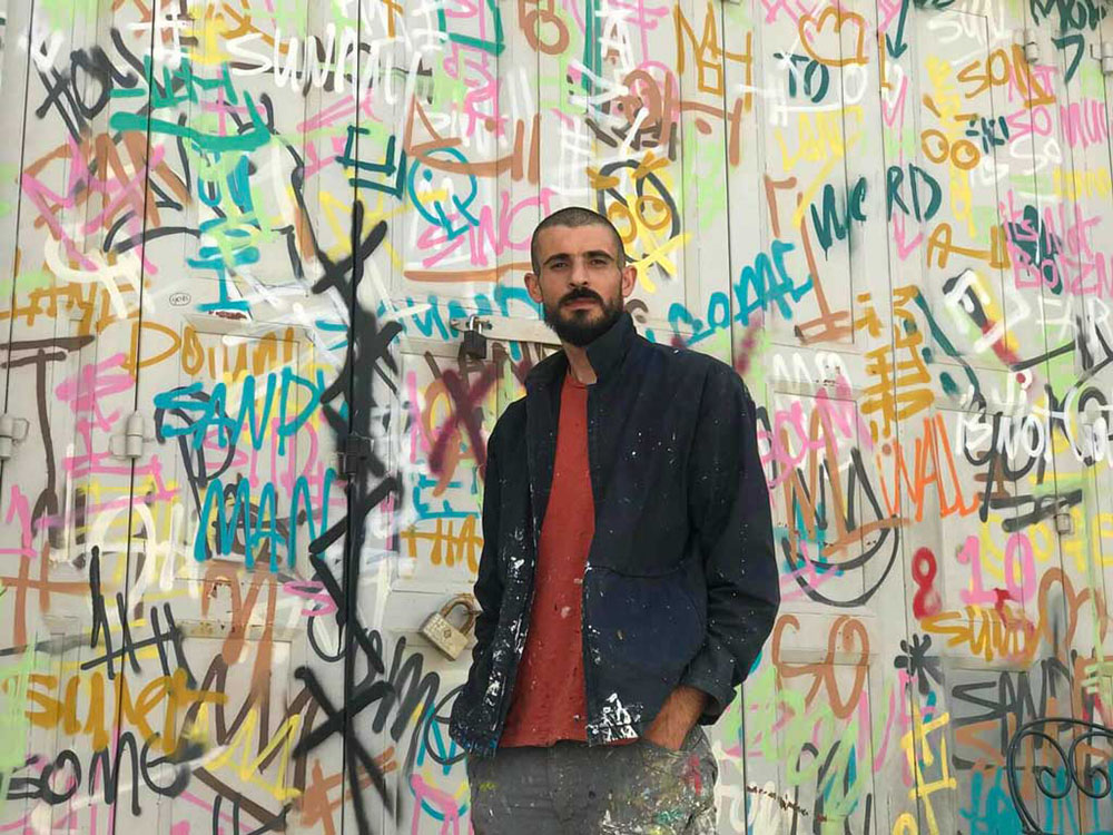 Taqi-Spateen-Palestinian-Artist in the occupied west bank bethlthem photo yumna patel