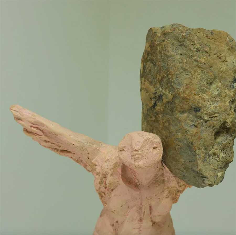Yamen Yousef, "I Will Fly," mixed media, Beirut 2018 (courtesy of the artist).