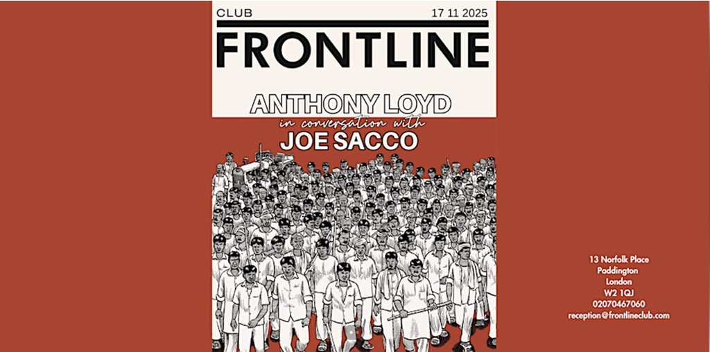 Joe Sacco interviewed by Anthony Loyd.