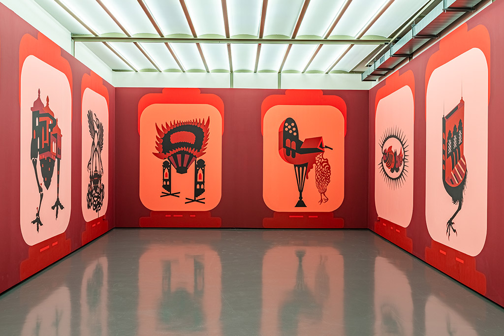 Mona Marzouk Cannibal Paradox- Marrow 3D Print 70x70cm 2025 Sahir Ugur Eren