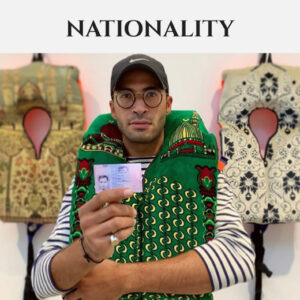Artist El Mehdi Largo on the cover of TMR 55 • NATIONALITY