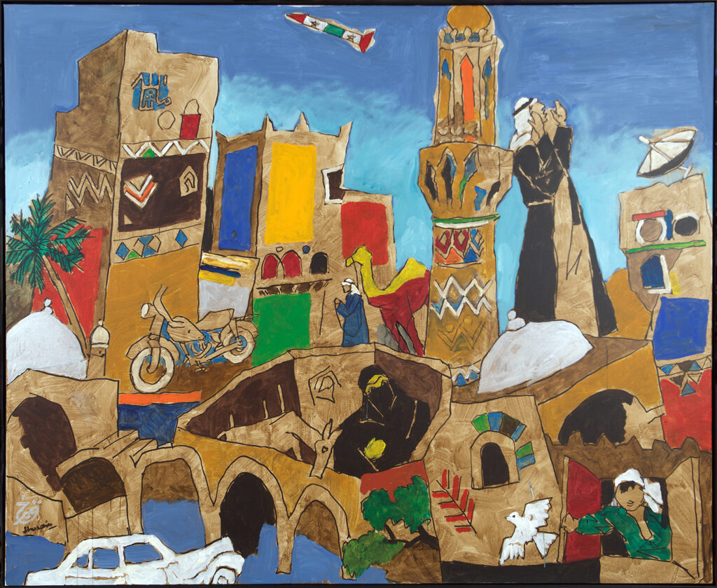 Yemen, 2008 Acrylic on canvas 194.5 × 235 cm