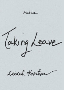 Taking Leave Deborah Kapchan