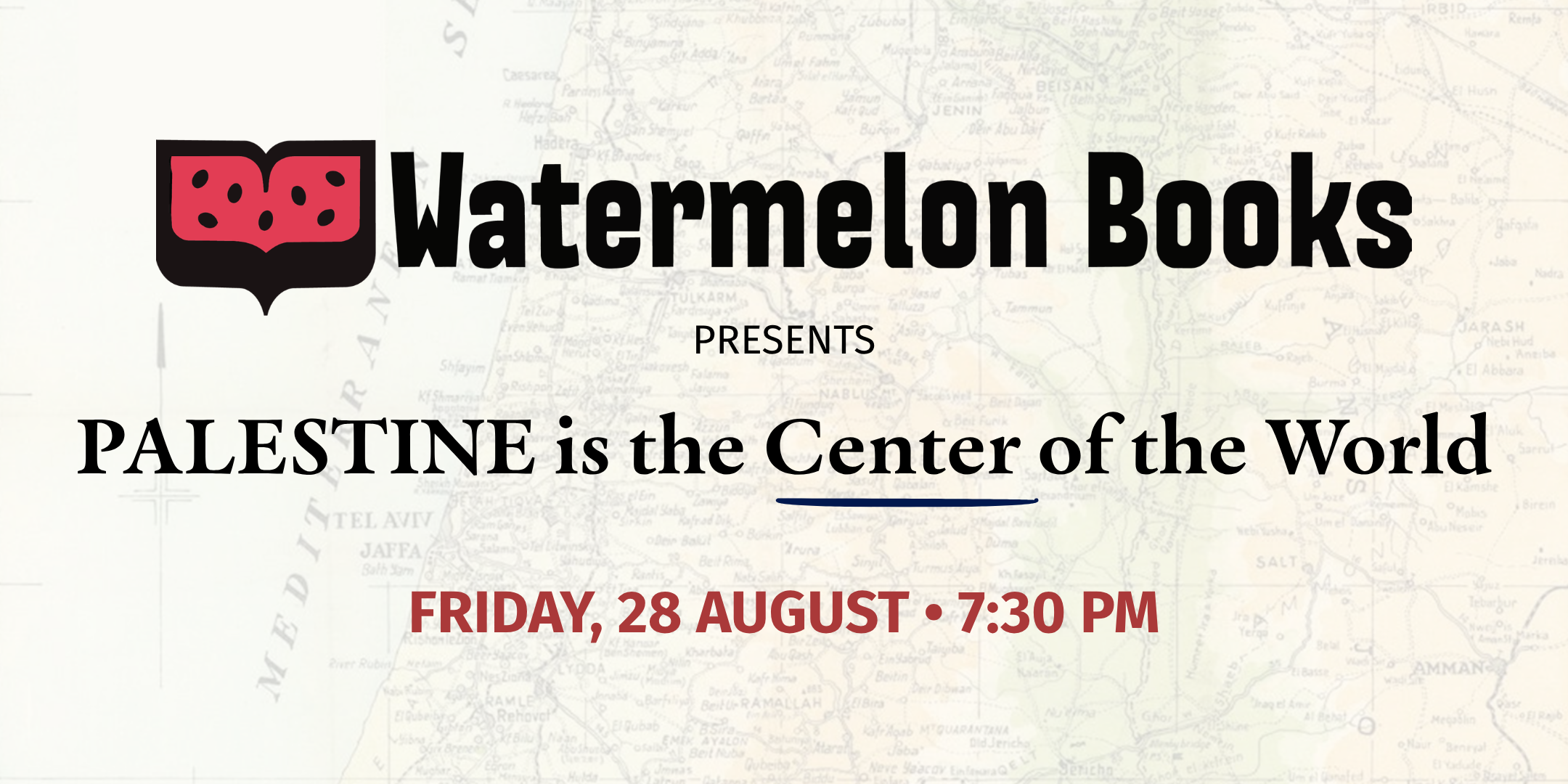Watermelon Books – Palestine is the Center of the World